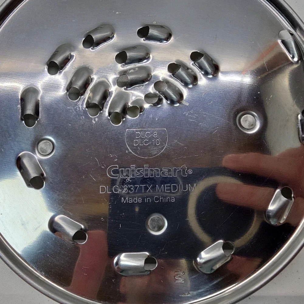 Cuisinart DLC-837TX Medium Shredding Disc for DLC-8 DLC-10 Food Processor Silver